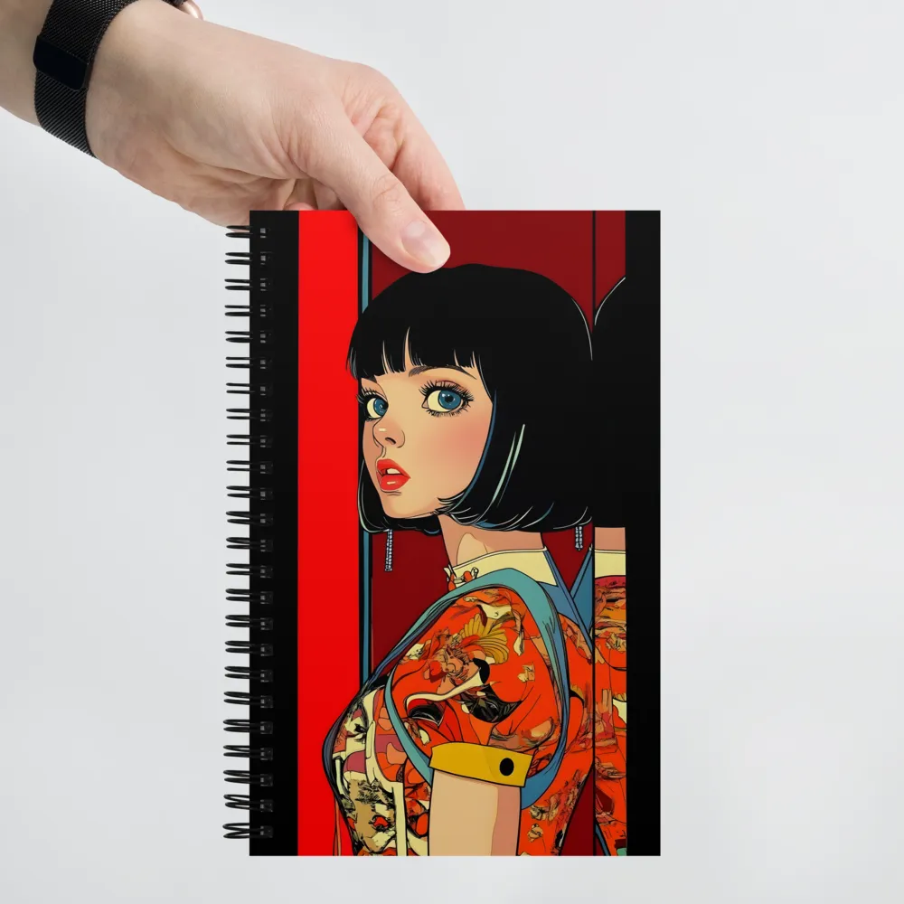Crimson Gaze 
 Spiral Notebook | 140 pages