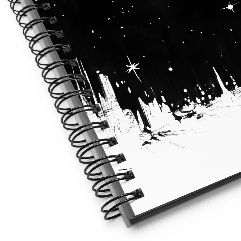 Cosmic Descent 
 Spiral Notebook | 140 pages