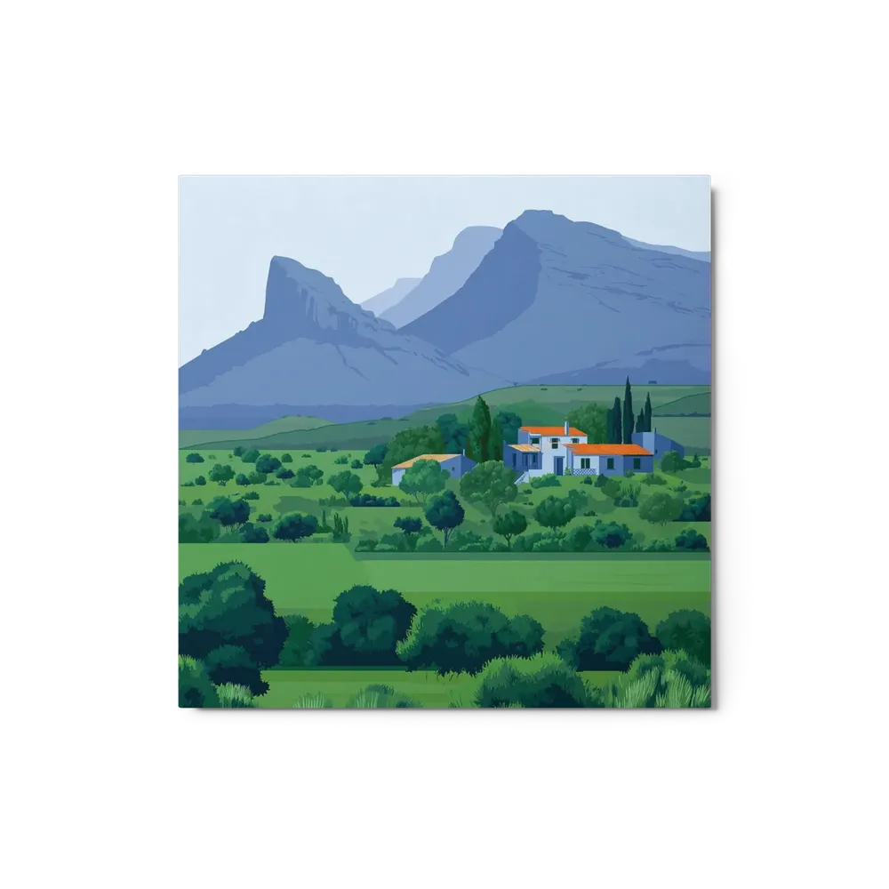 Mountain Countryside Haven | Art Print
