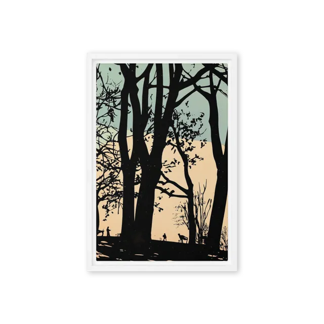 Forest Guardian Silhouettes | Art Print