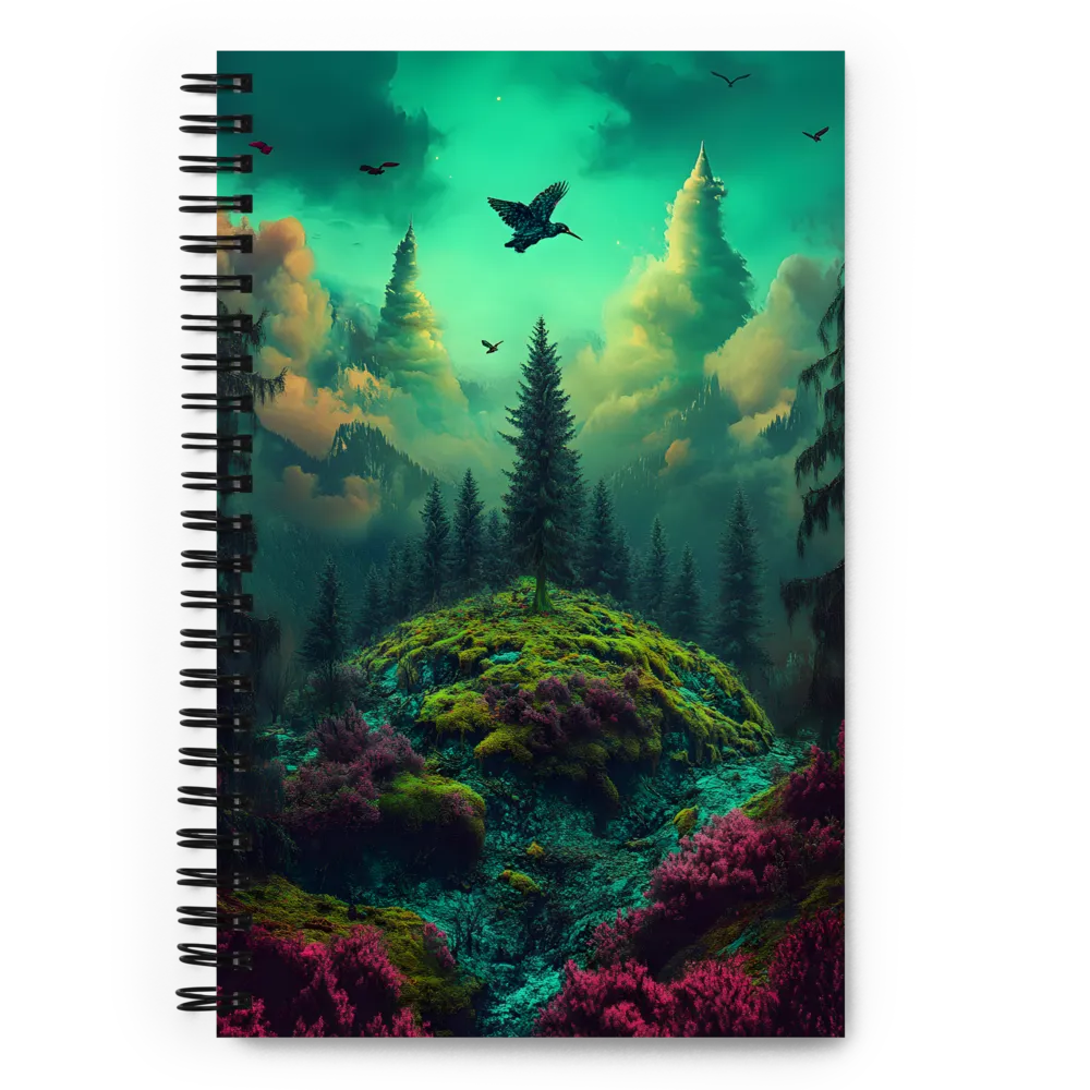 Ethereal Forest Flight 
 Spiral Notebook | 140 pages
