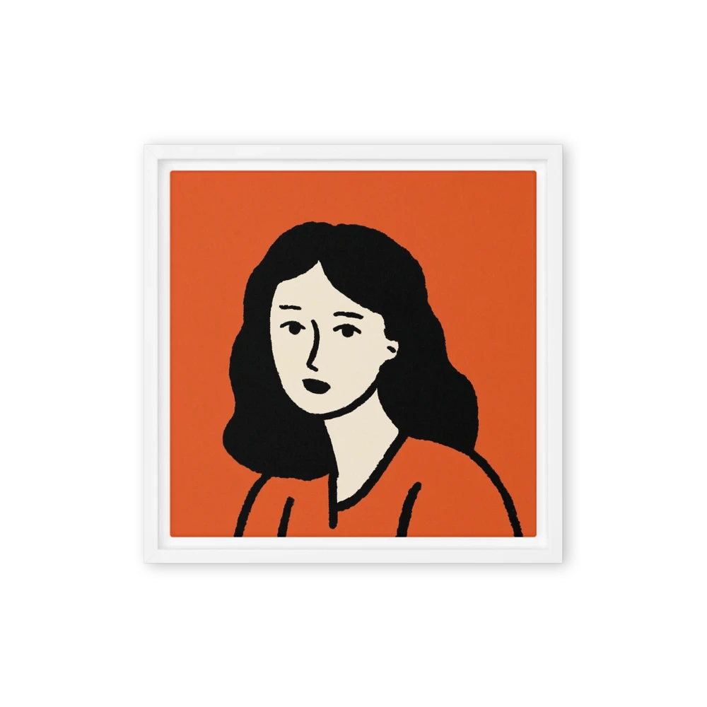 Red Portrait | Art Print