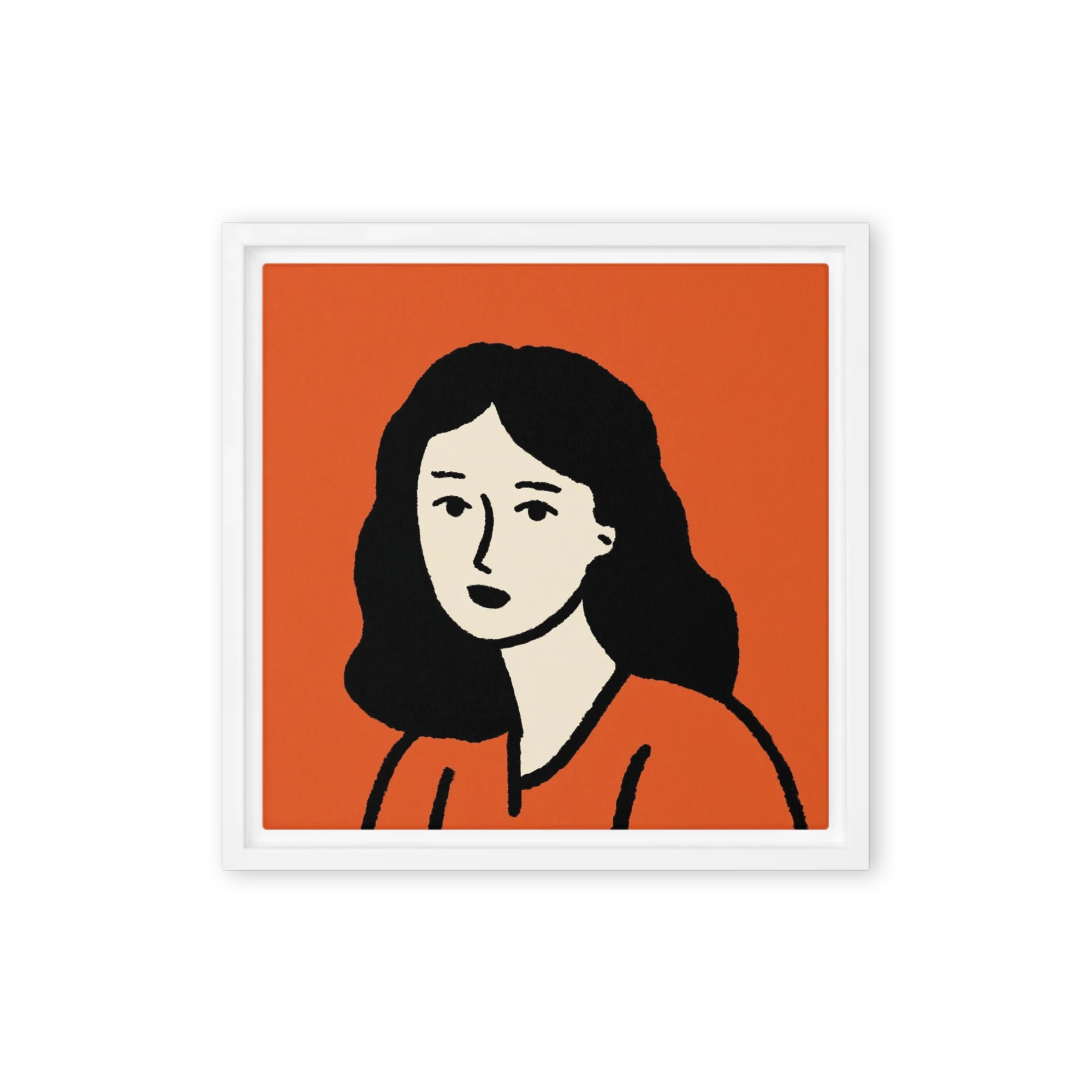 Red Portrait | Art Print