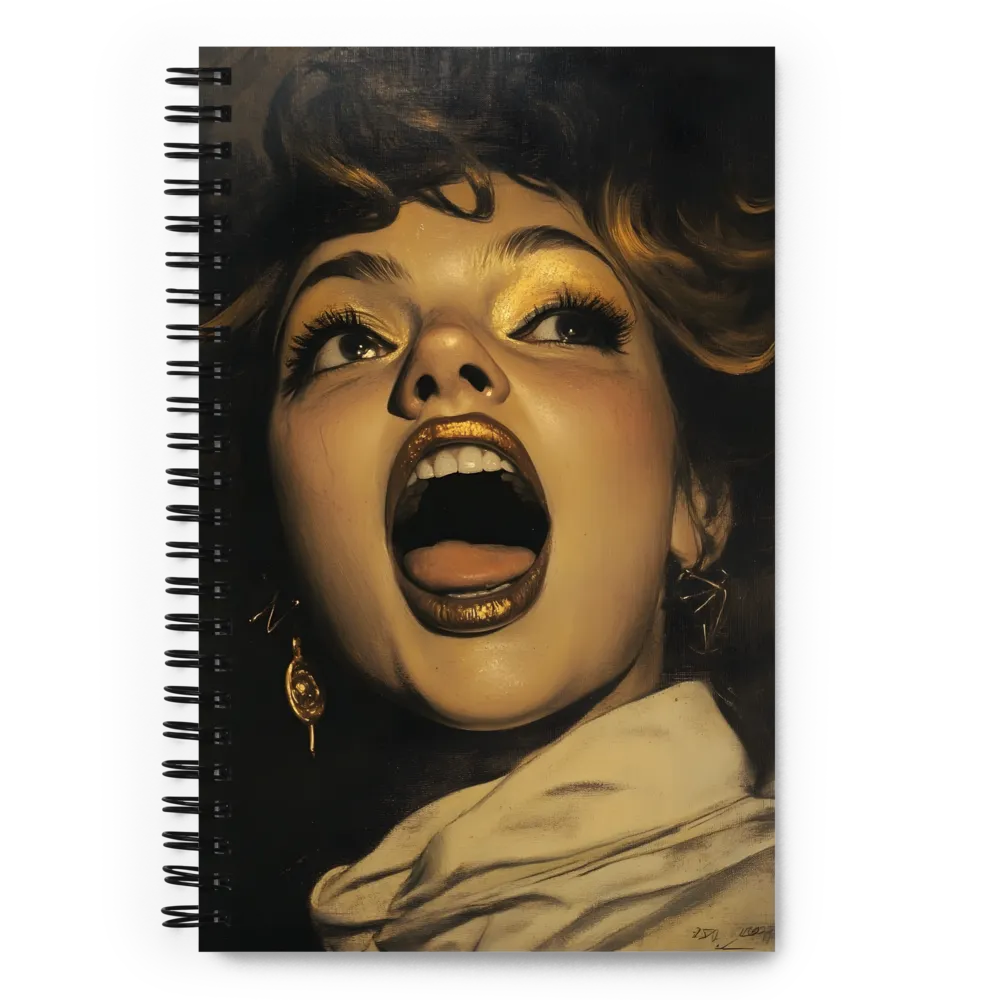 Golden Cry 
 Spiral Notebook | 140 pages