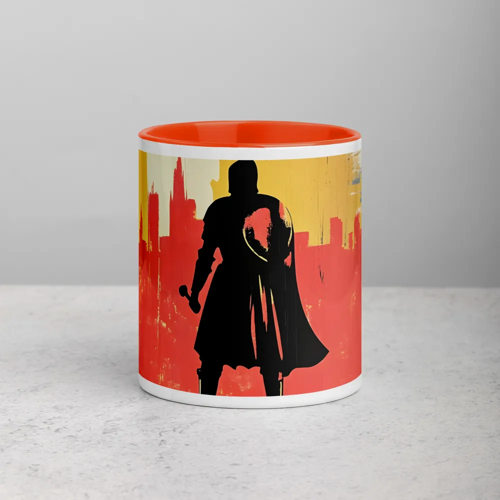 The Silent Sentinel 
 Mug with Red inside