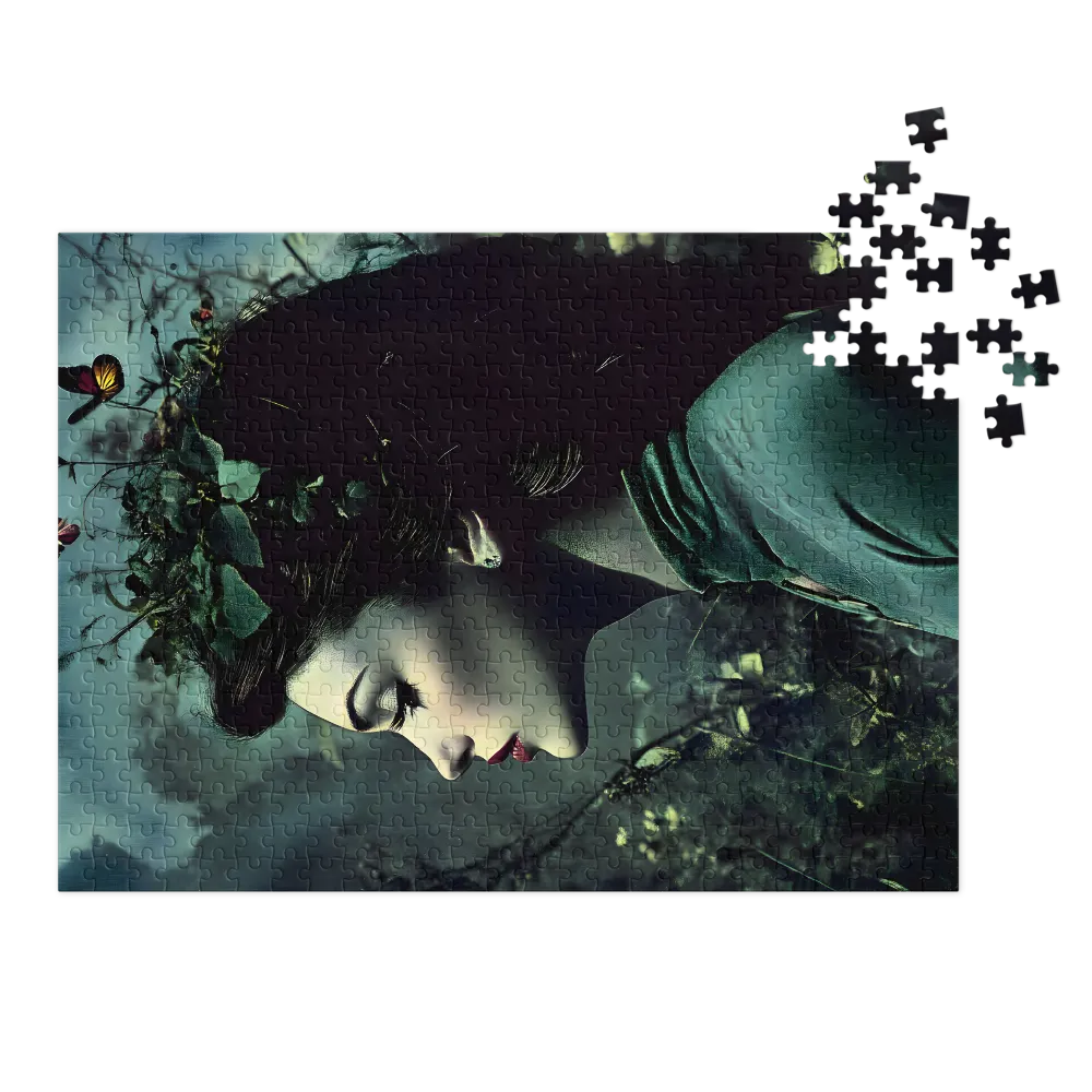 Flora and Flutter 
 Jigsaw Puzzle in Tin Box