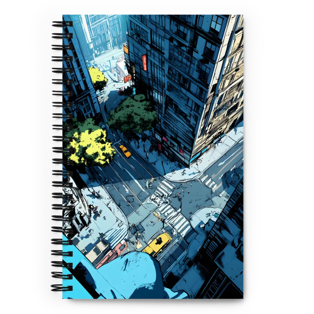 Blue City Streets 
 Spiral Notebook | 140 pages