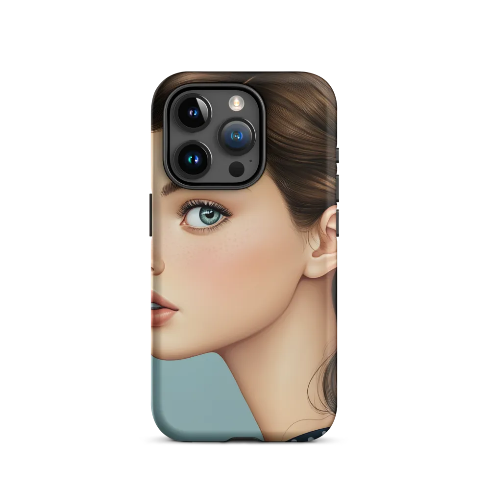 Digital Portrait of a Woman | Phone Case