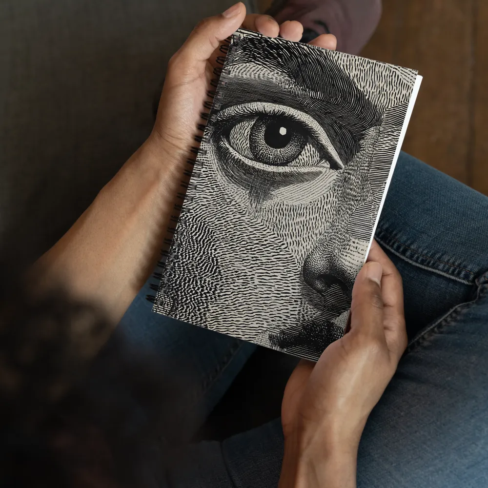 The Engraved Gaze 
 Spiral Notebook | 140 pages