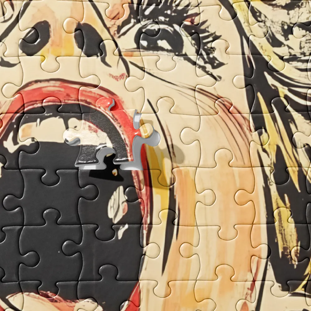 Emotional Outcry Portrait 
 Jigsaw Puzzle