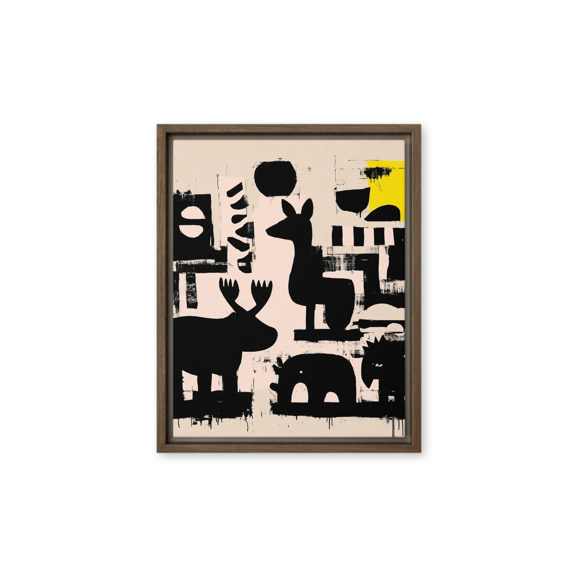 Abstract Animal Silhouettes