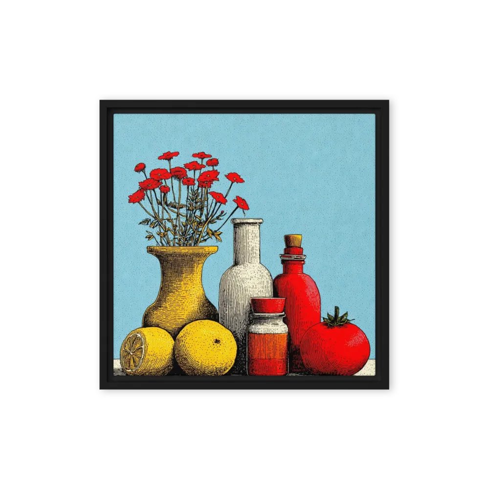 Still Life with Red Flowers | Art Print