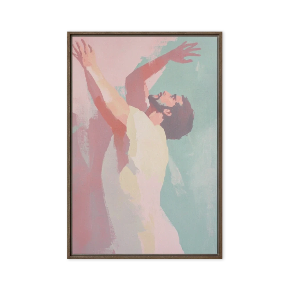 Stylized Figure Reaching