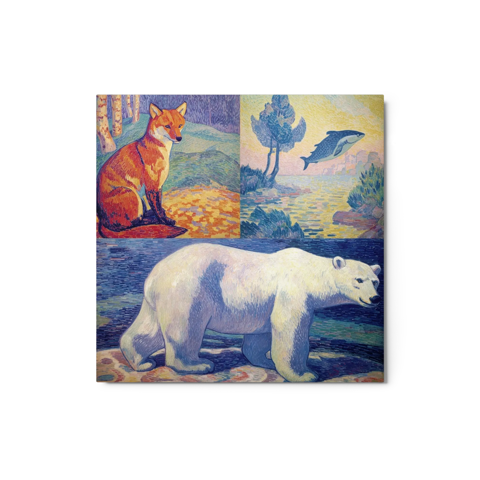 Wildlife Triptych in Motion