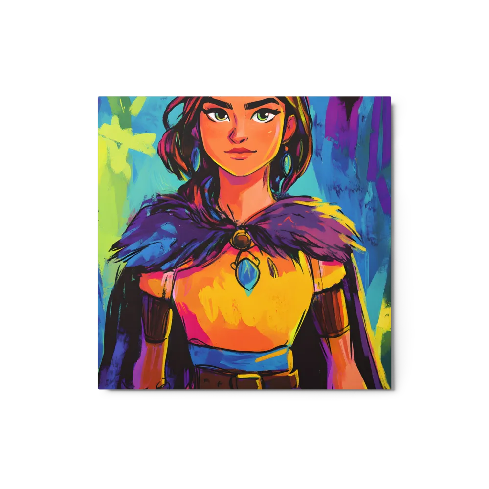 Radiant Warrior Portrait | Art Print