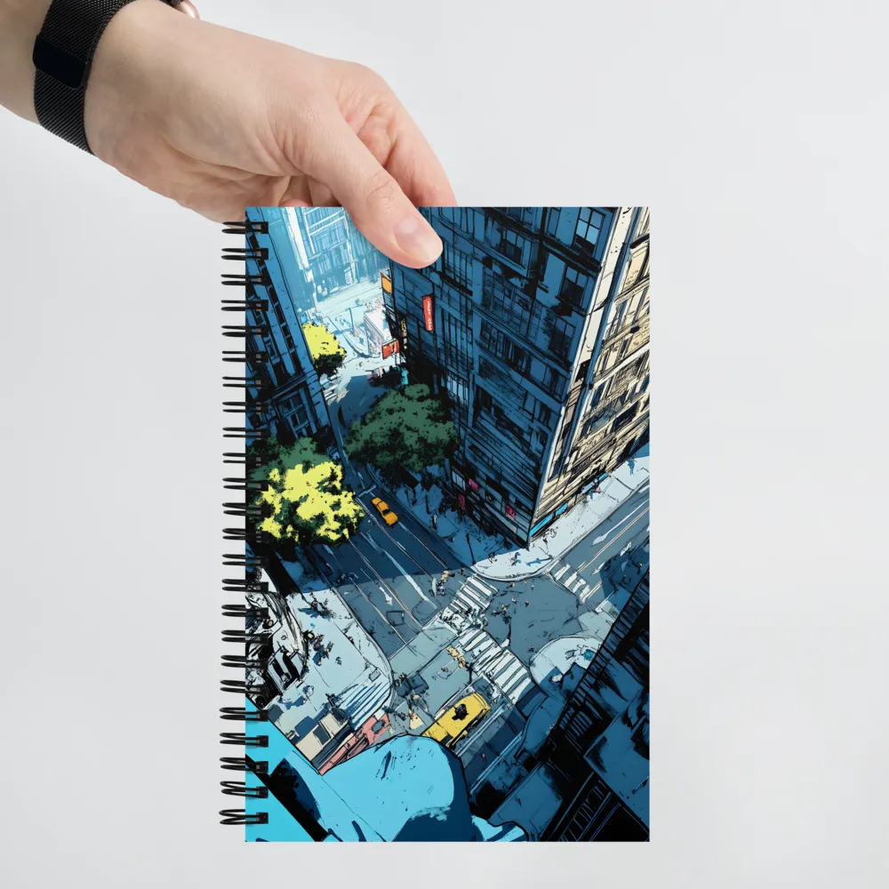 Blue City Streets 
 Spiral Notebook | 140 pages