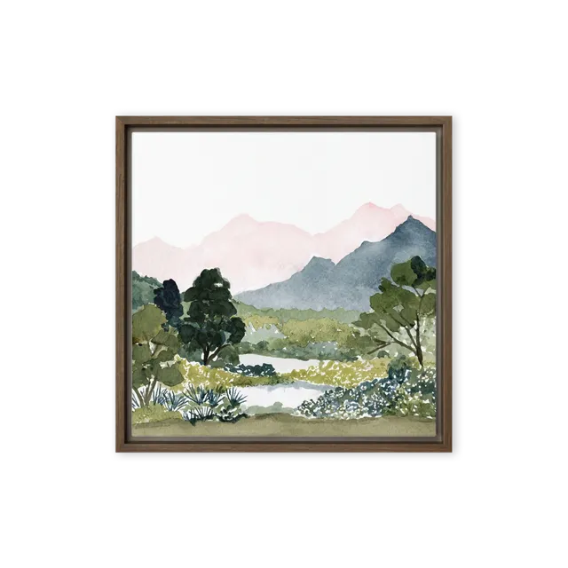 Soft Mountain Horizon | Art Print
