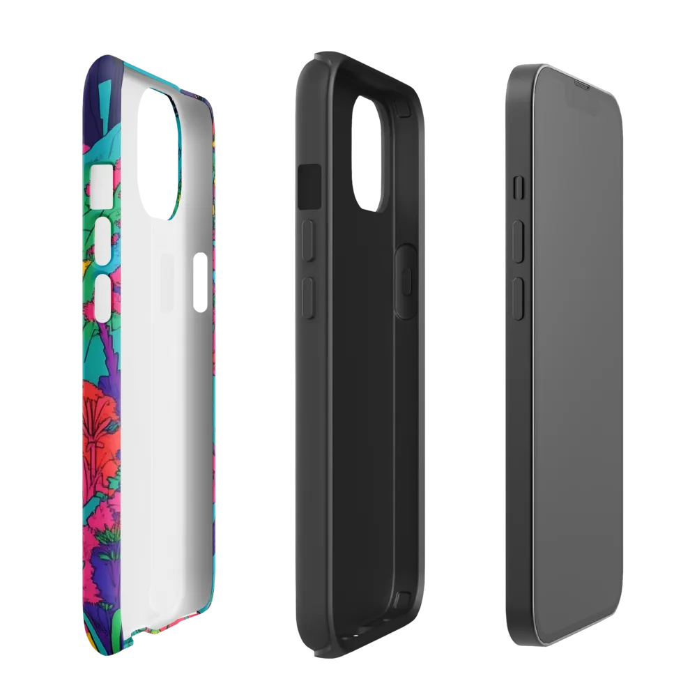 Vibrant Woman in Lush Landscape | Phone Case