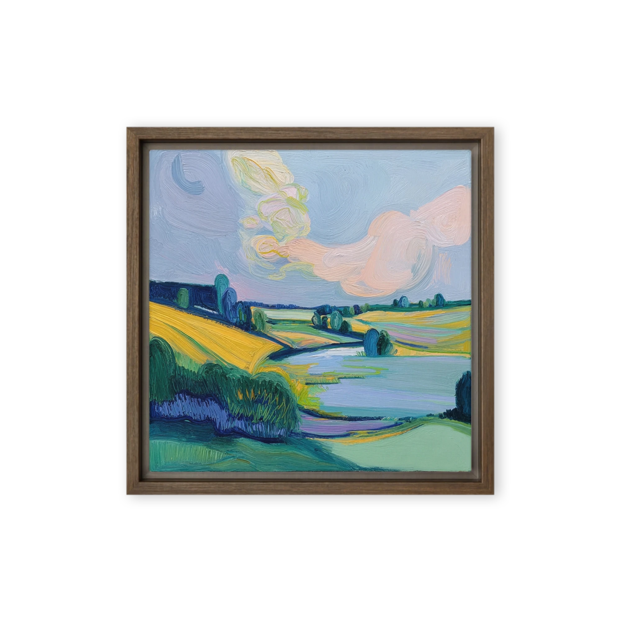 Swirling Pastoral Valley