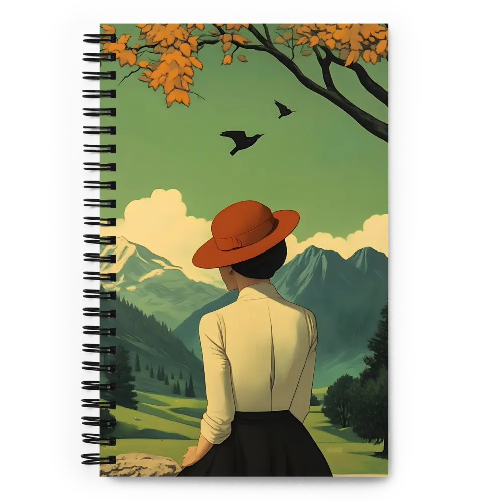 Autumn Mountain Vista 
 Spiral Notebook | 140 pages