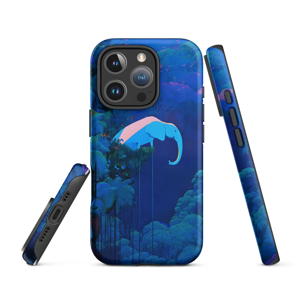 Luminous Jungle Elephant | Phone Case