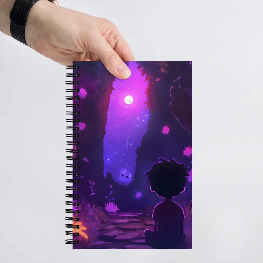 Whispers of the Lumina Forest 
 Spiral Notebook | 140 pages