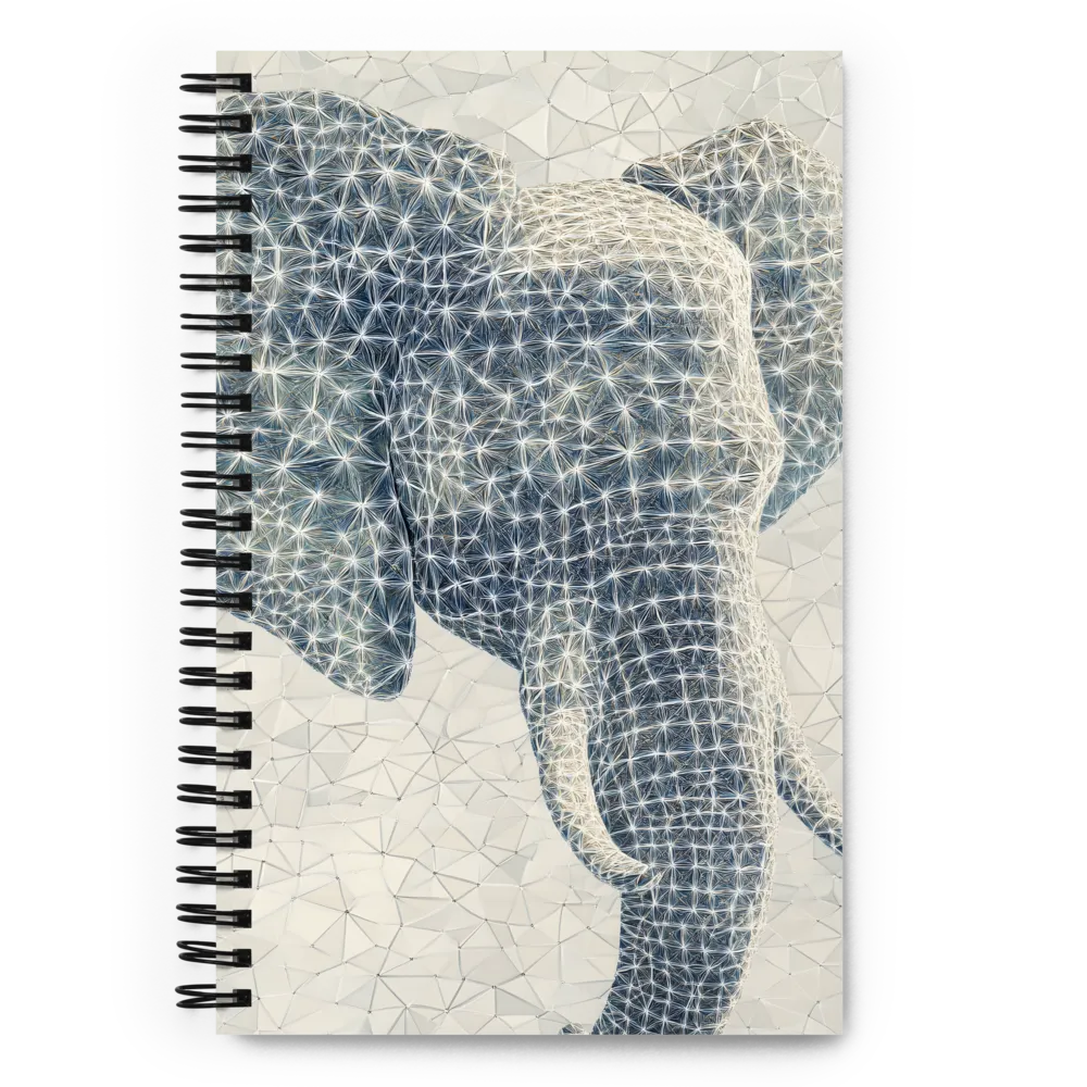 Tessellated Elephant Portrait 
 Spiral Notebook | 140 pages
