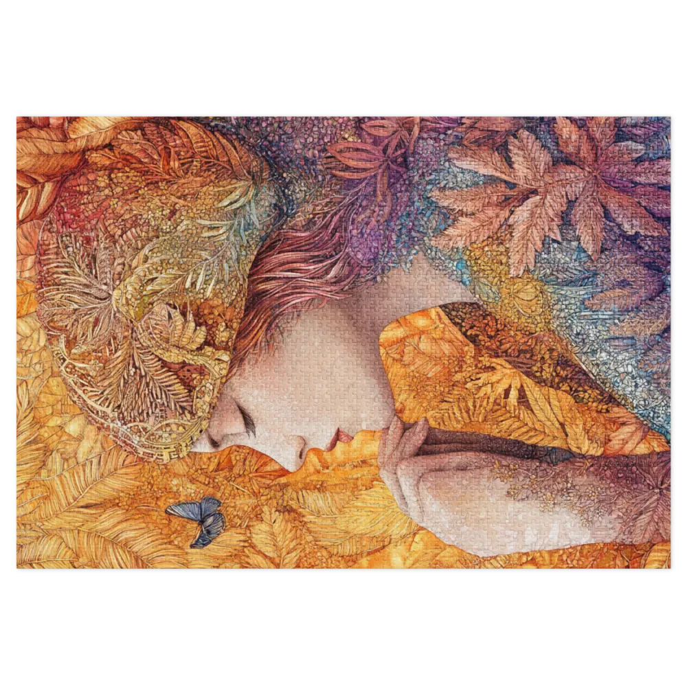 Whispers of Autumn 
 Jigsaw Puzzle in Tin Box