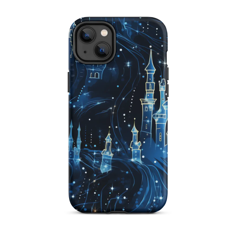 Whimsical Castles in a Starry Night Sky | Phone Case