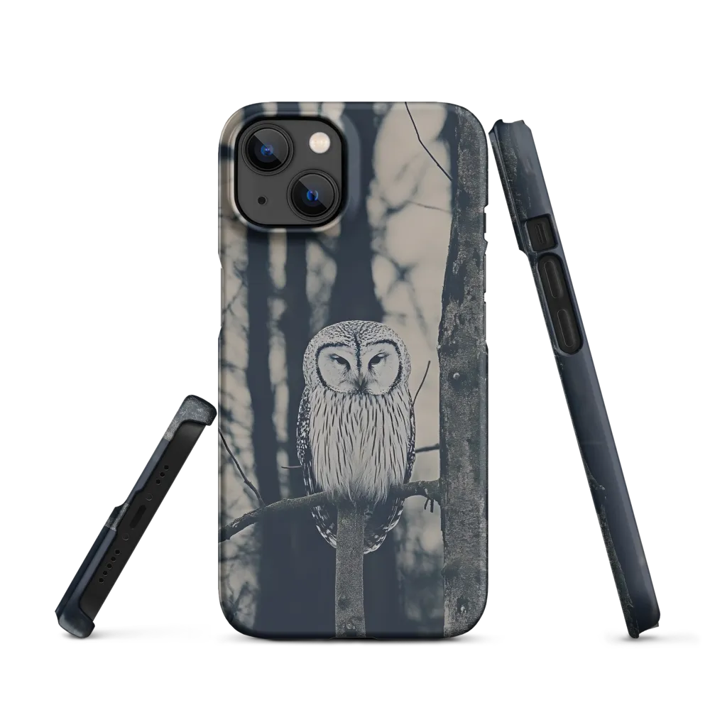 Owl on a Tree Branch | Phone Case