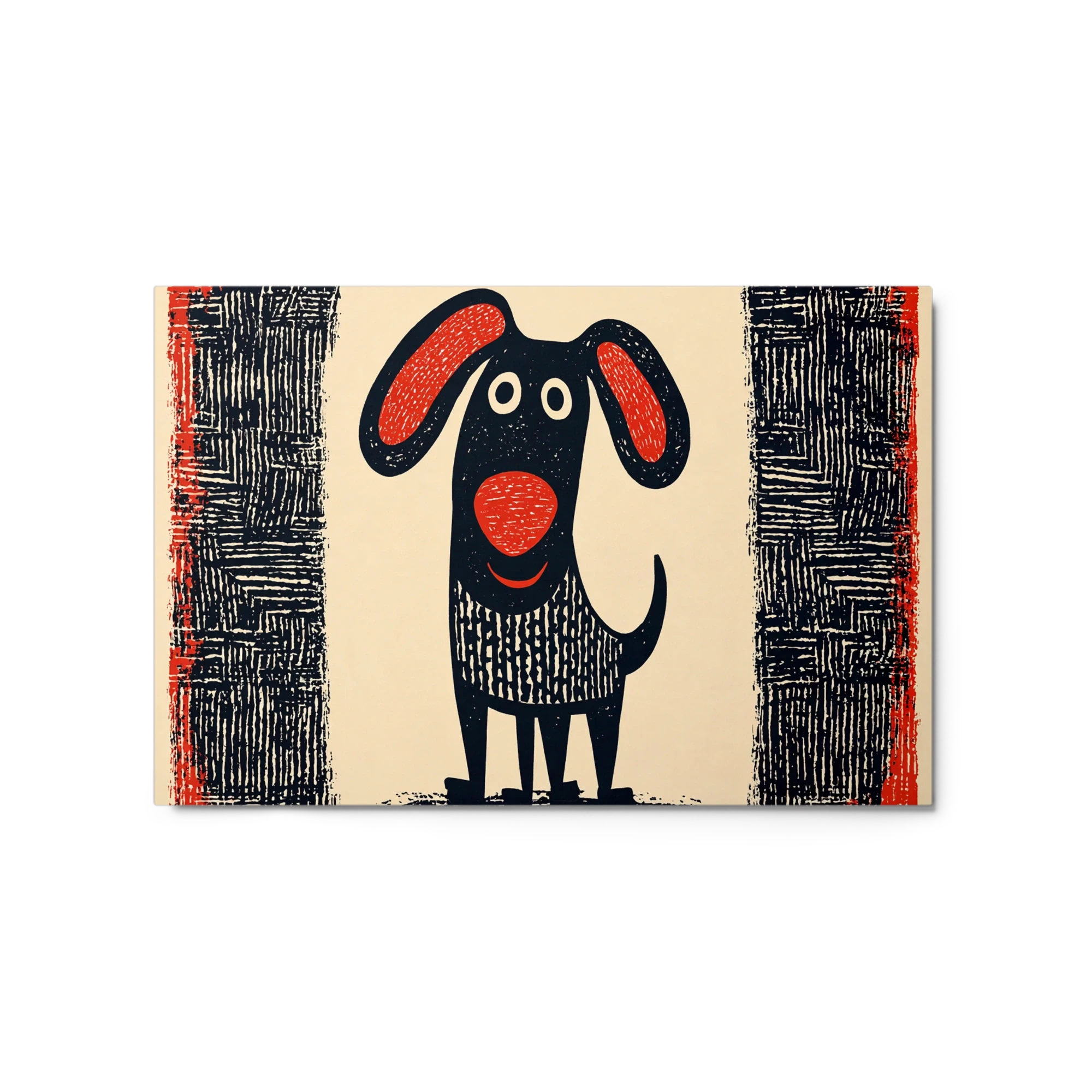 Whimsical Black Dog