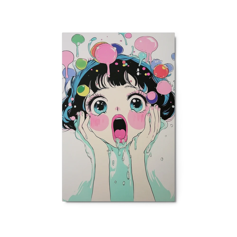 Screaming Anime Girl | Art Print