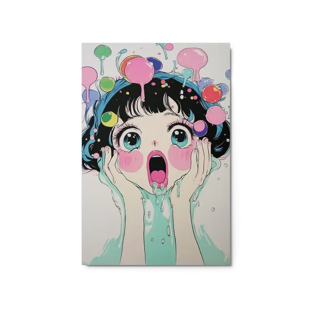 Screaming Anime Girl | Art Print