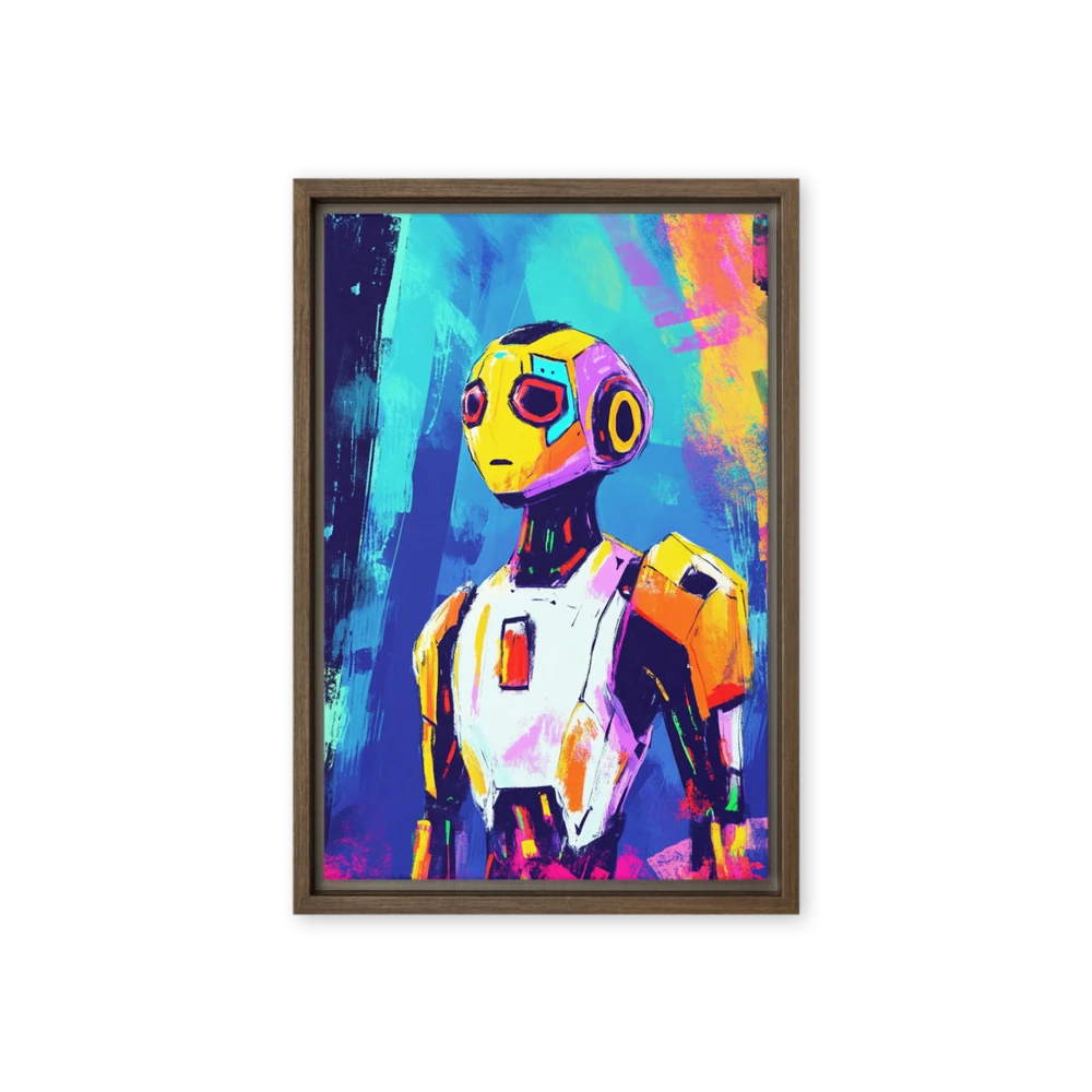 Neo-Abstract Robot | Art Print