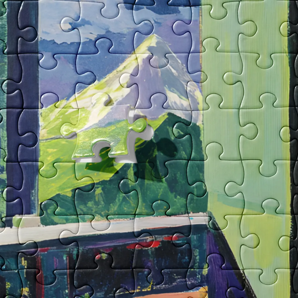 Cosmic Mountainscape 
 Jigsaw Puzzle