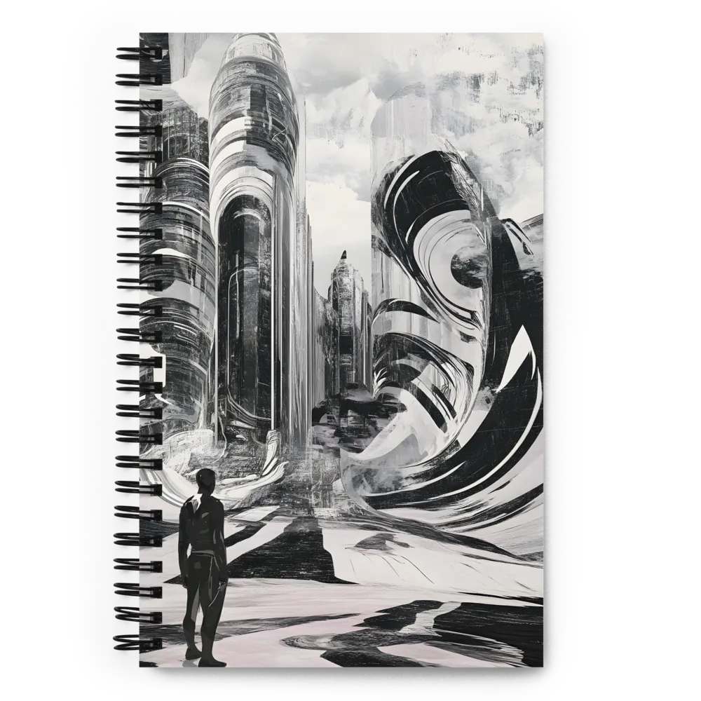 Gaze of Dystopia 
 Spiral Notebook | 140 pages