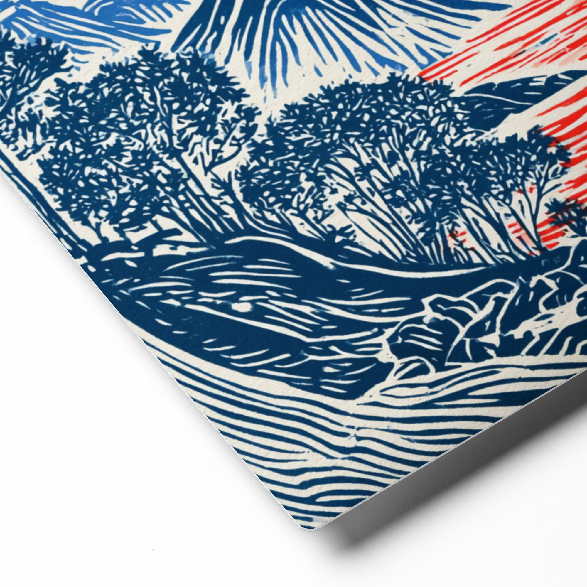 Japanese Sun and Cranes | Art Print