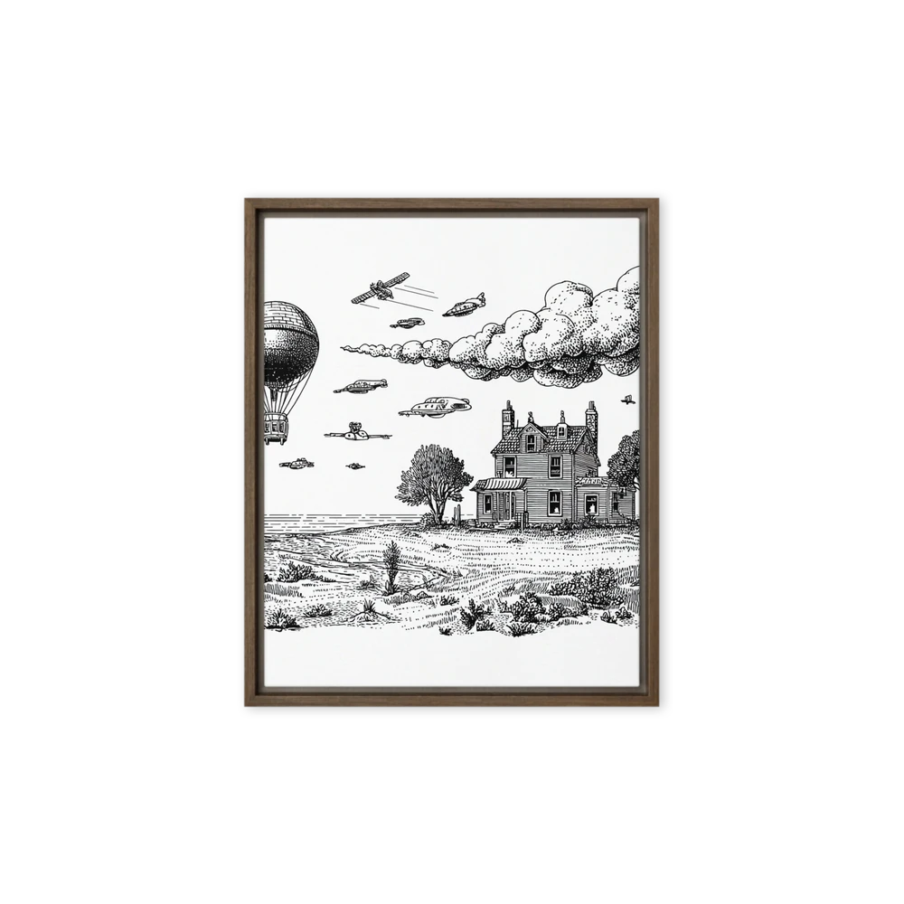 Flight over the Homestead | Art Print