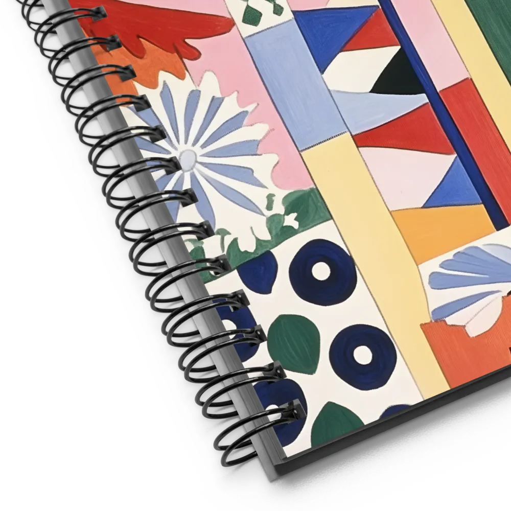 Vibrant Abstract Composition 
 Spiral Notebook | 140 pages