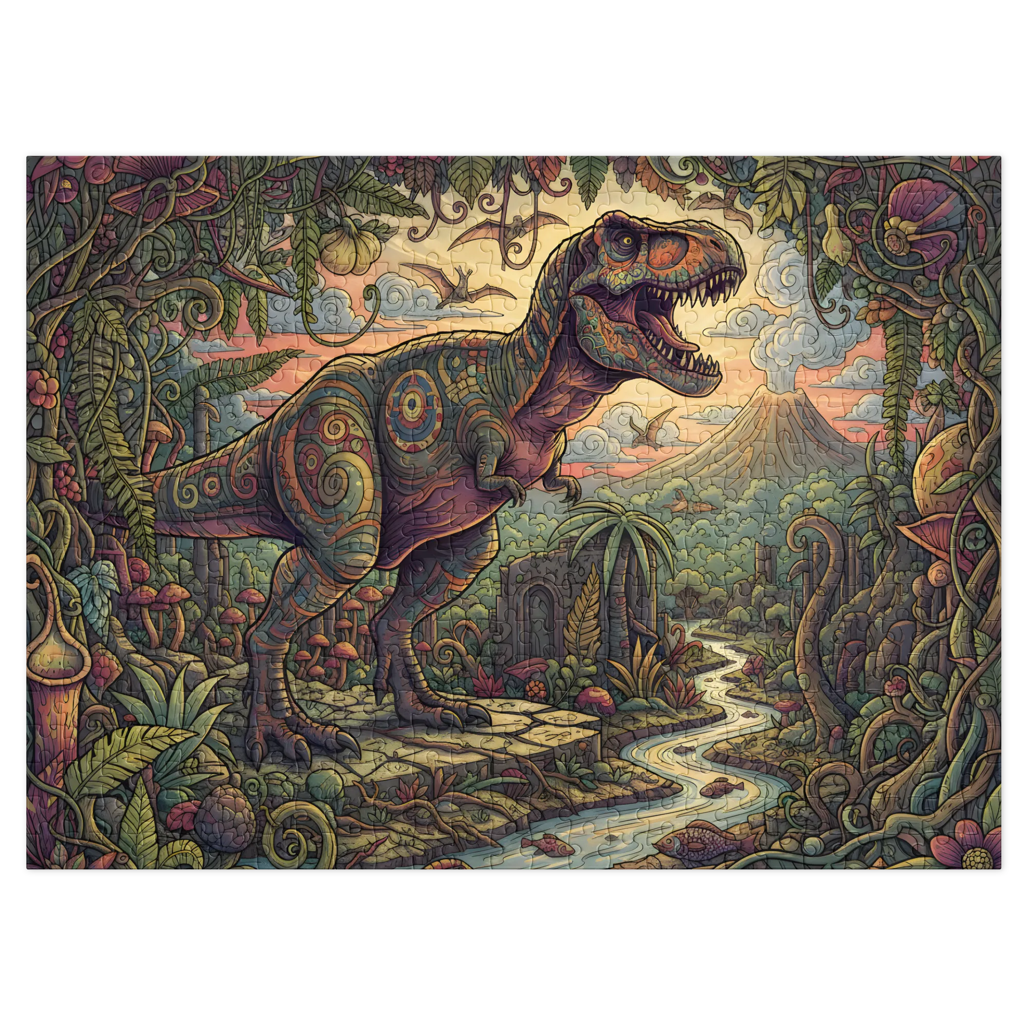 Vinebound Tyrannosaurus | Jigsaw Puzzles