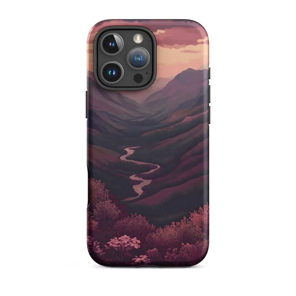 Mountain Landscape with River | Phone Case