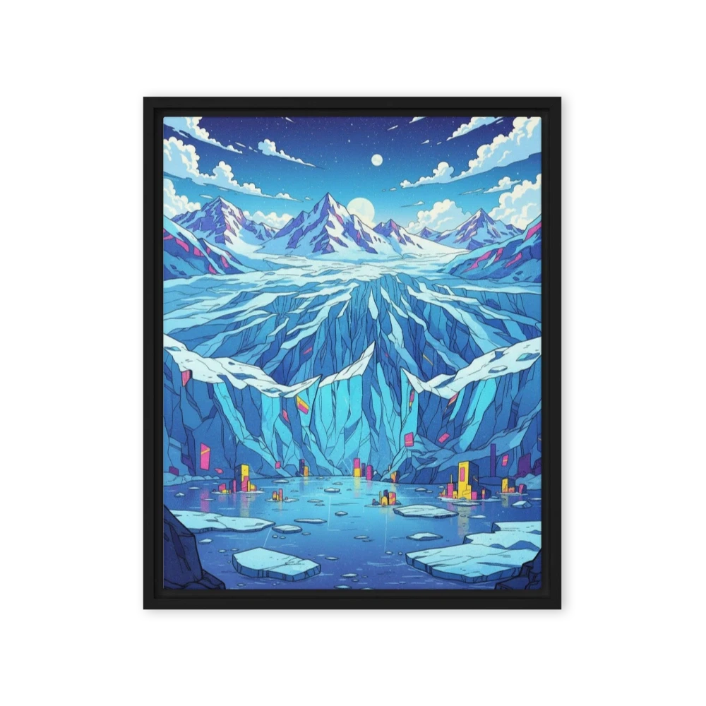 Futuristic Glacier City