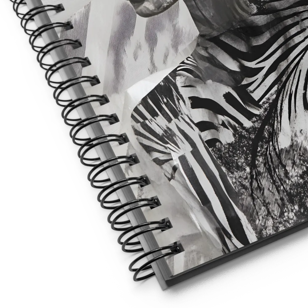 Enigmatic Zebra Lady 
 Spiral Notebook | 140 pages