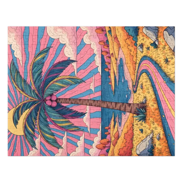 Sunburst Palm | Jigsaw Puzzles