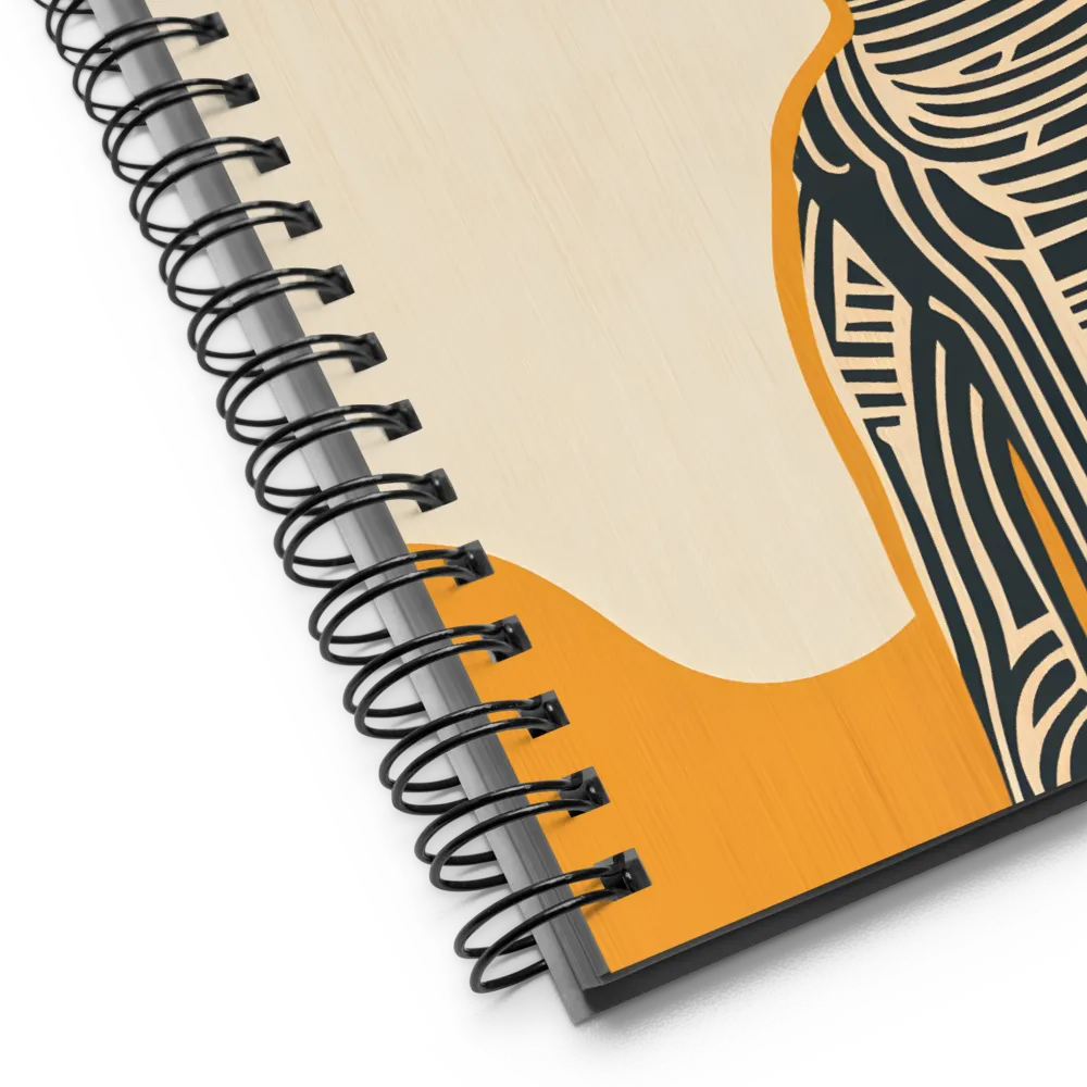 Retro-Futuristic Astronaut 
 Spiral Notebook | 140 pages