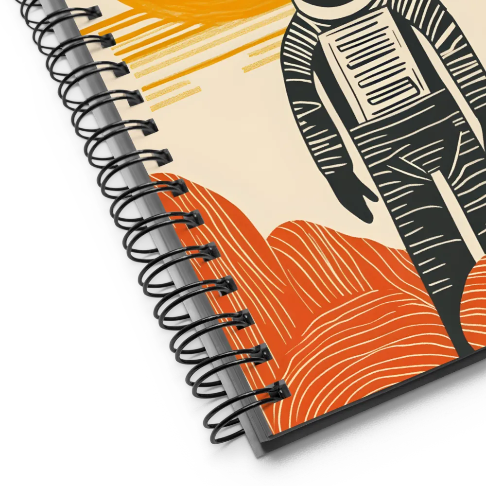 Voyage to the Orange Sun 
 Spiral Notebook | 140 pages