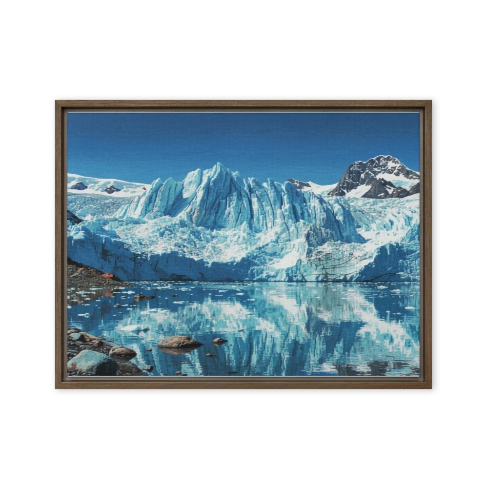 Azure Glacier Reflection