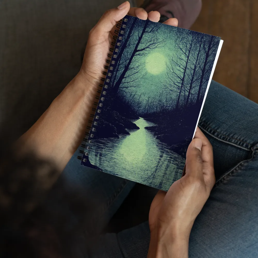 Enchanted Forest Stream 
 Spiral Notebook | 140 pages