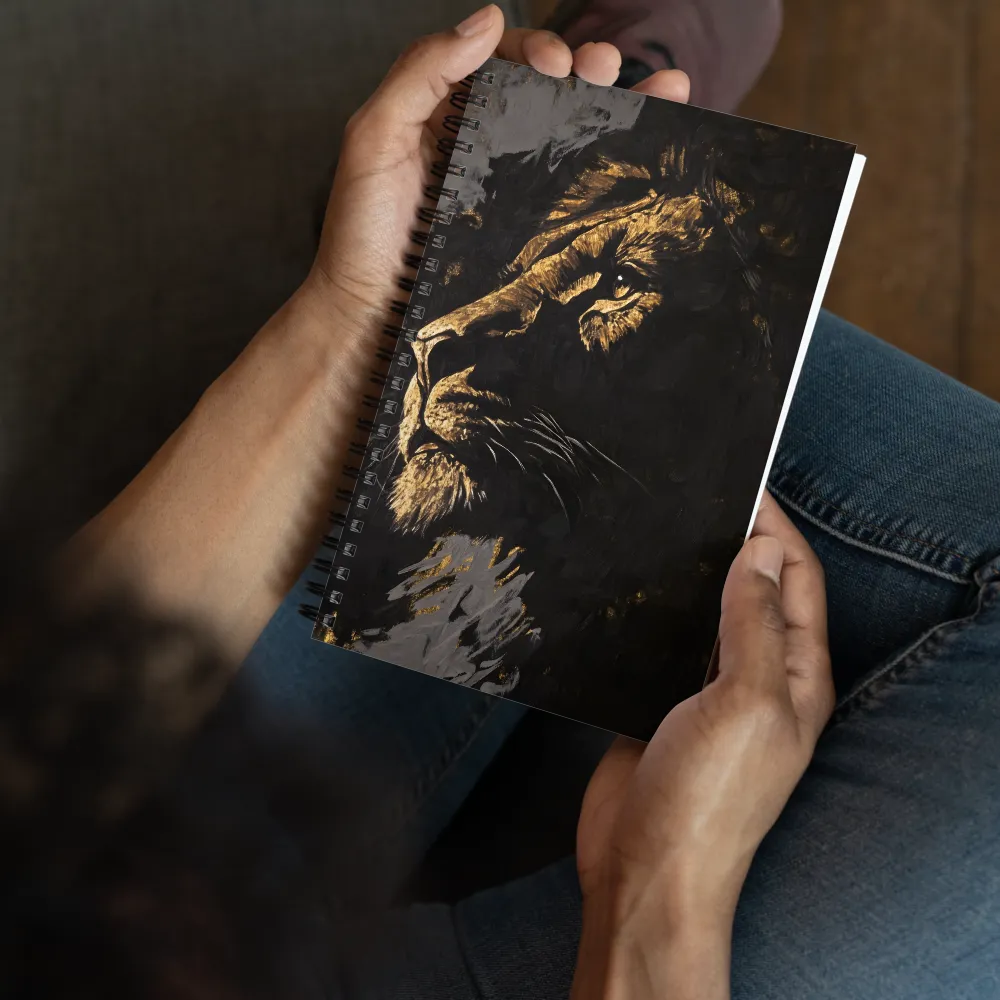 Majestic Gaze: The Golden Lion