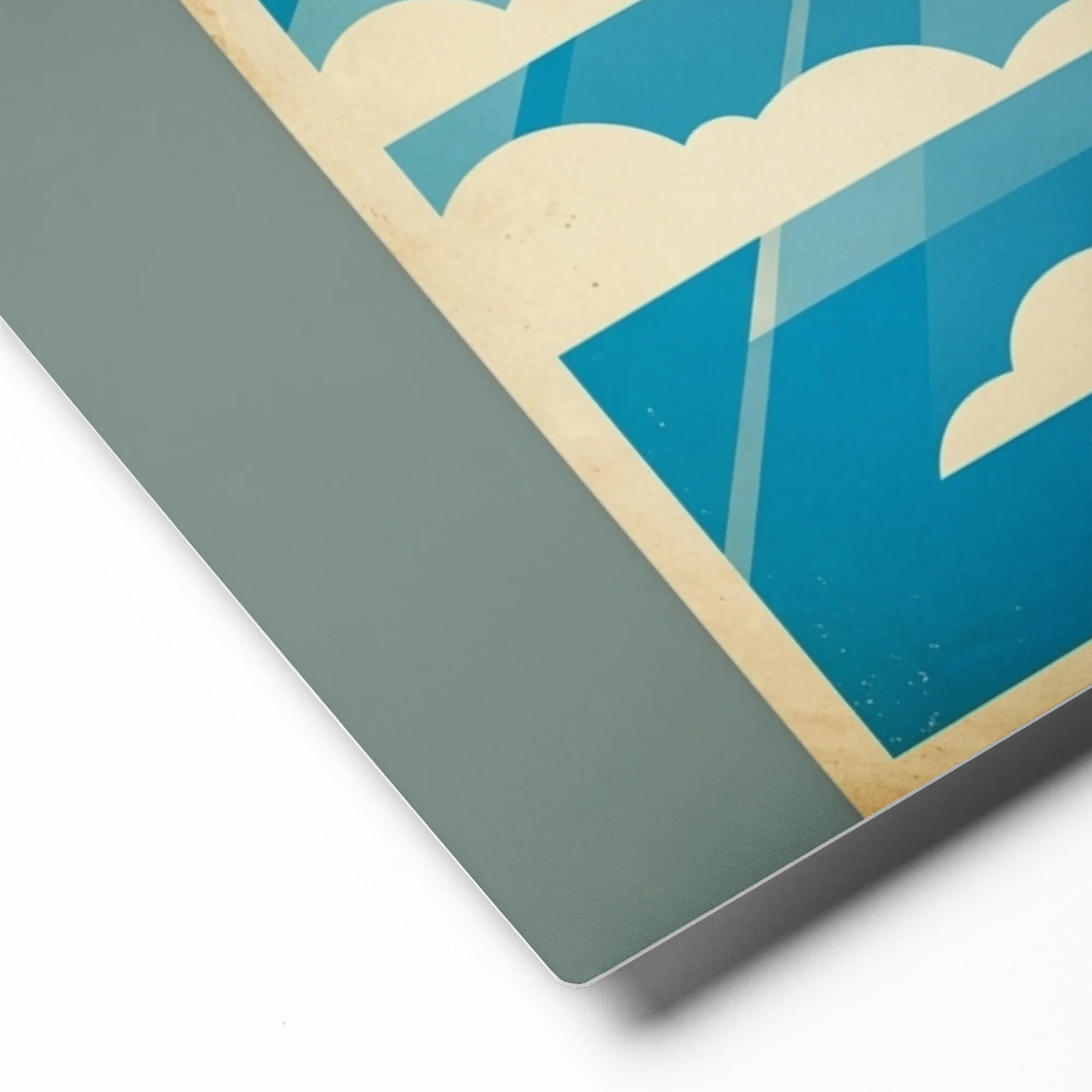 Vintage Skyward Journey 
 Metal Print | 12″x 12″